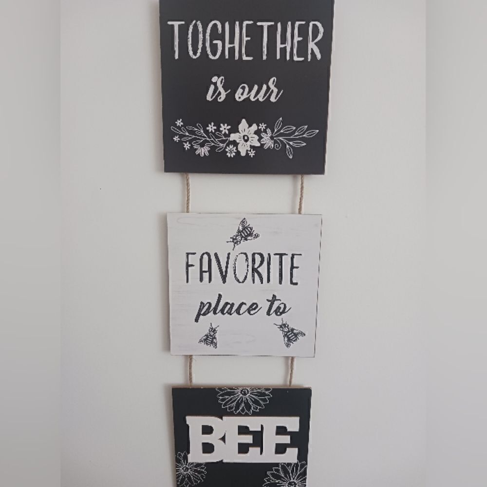 3 for 26 - Together Is Our Favorite Place To Bee Sign